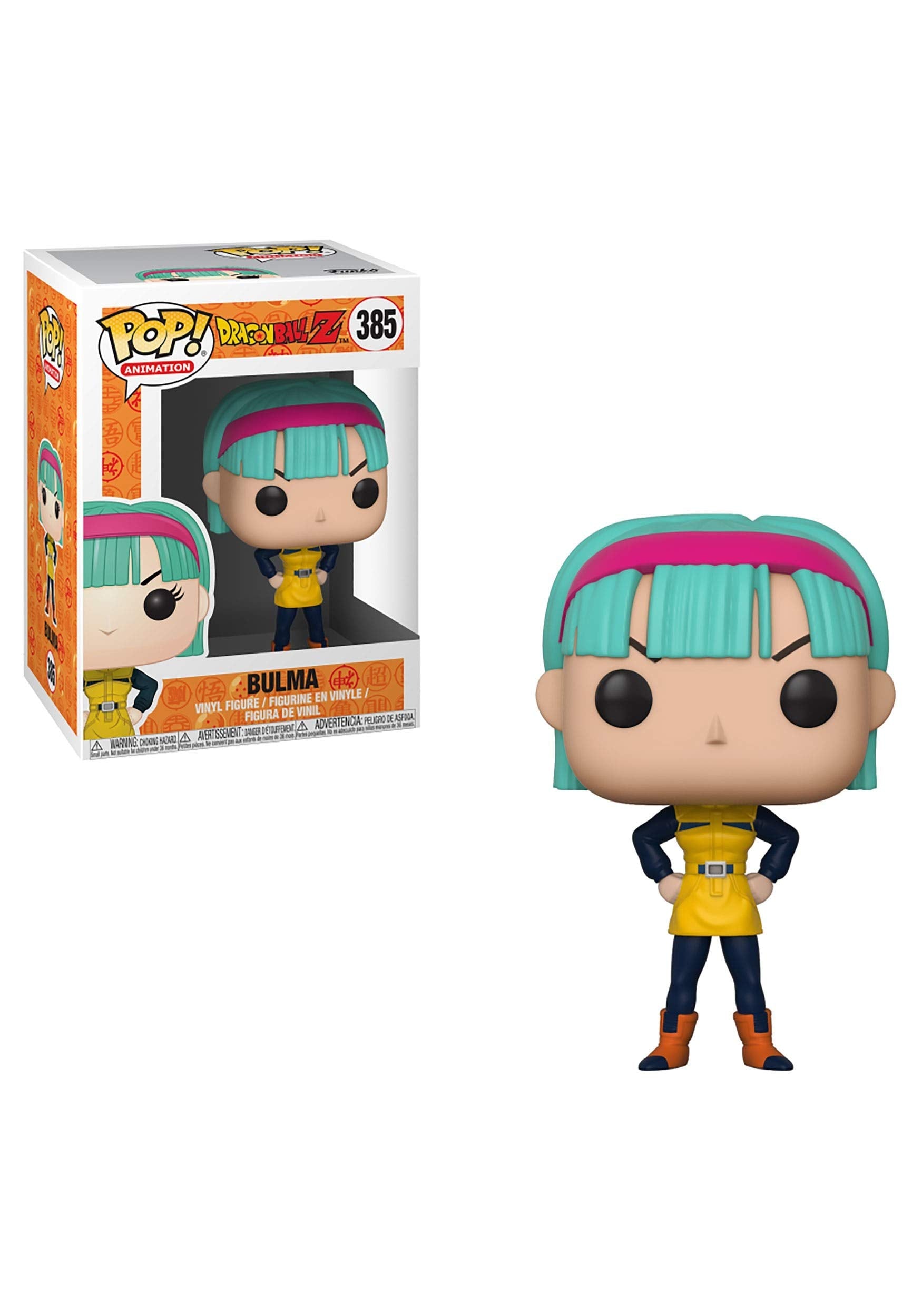 Dragon Ball Z Bulma #385 Funko Pop Vinyl Figure Collectible Toy - Perfect for Anime Fans, Gift for Collectors & Home Office Decor