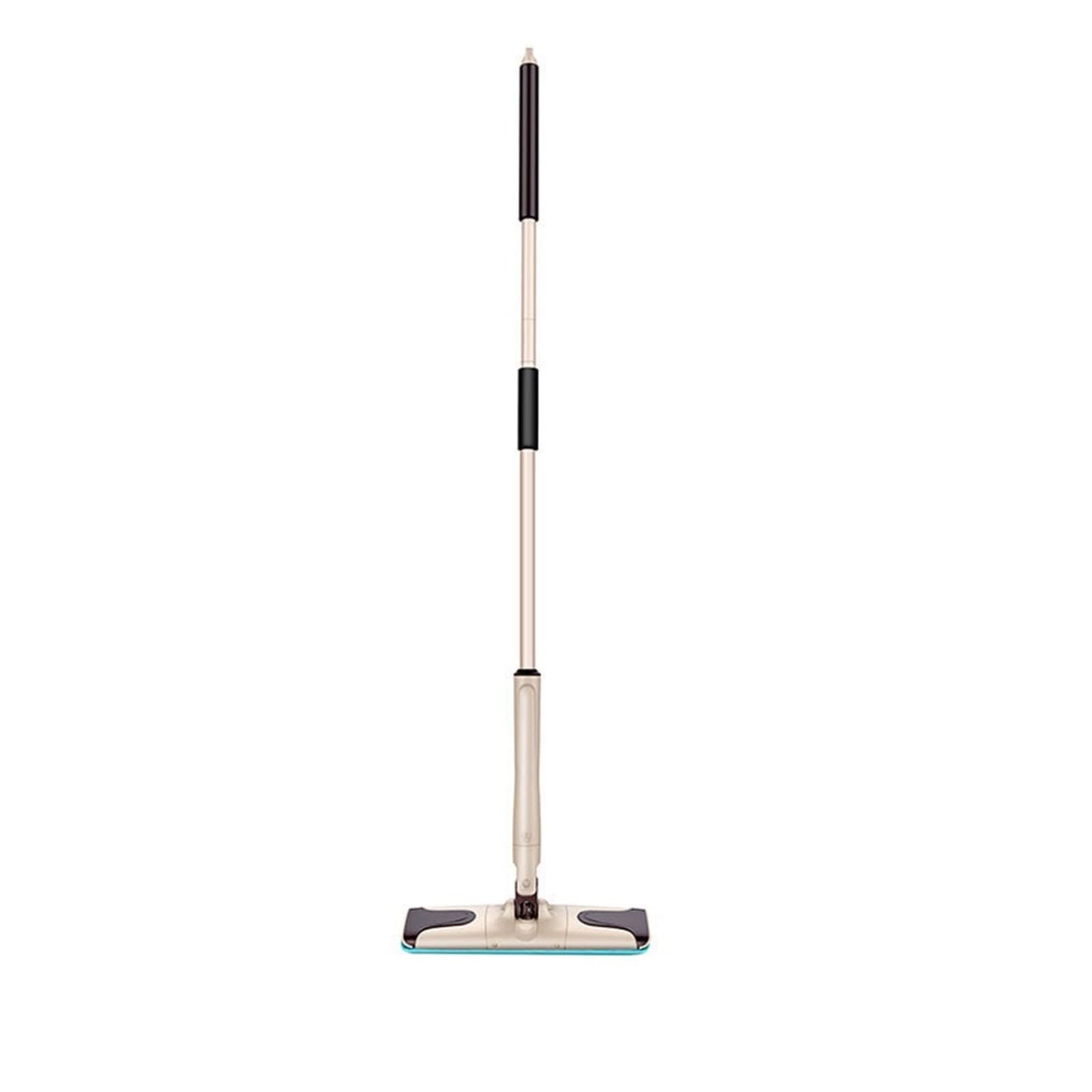 360 Degree Rotating Dust Mop with Washable & Replaceable Cloth Heads - Hands-Free Cleaning for Hardwood Floors, Tile & Laminate - Perfect for Home, Office & Pet Hair Removal (Color: Mop)