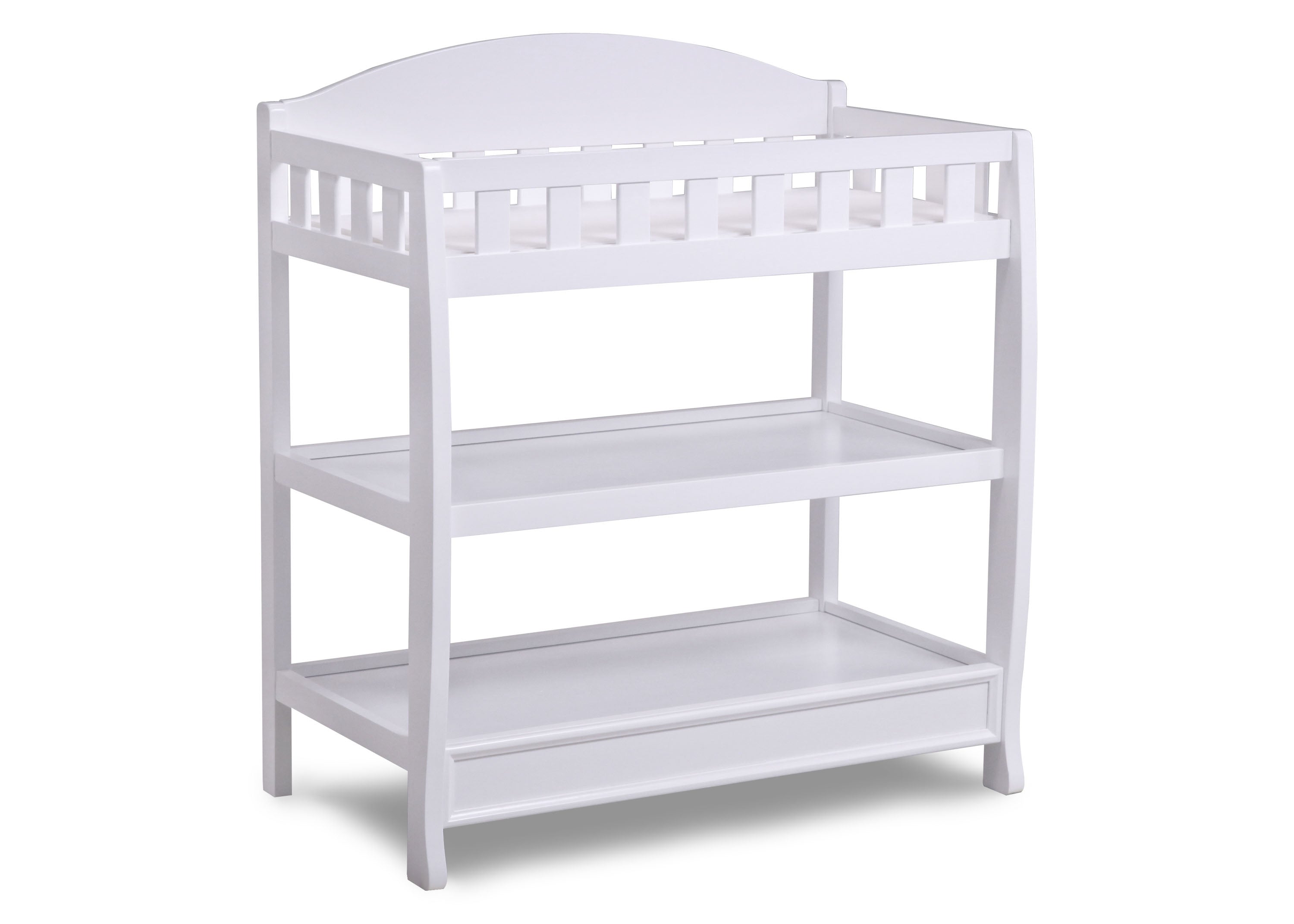 Wilmington Baby Changing Table with Soft Pad - Perfect for Nursery, Bedroom & Diaper Changing Station - Safe & Sturdy for Newborns & Toddlers