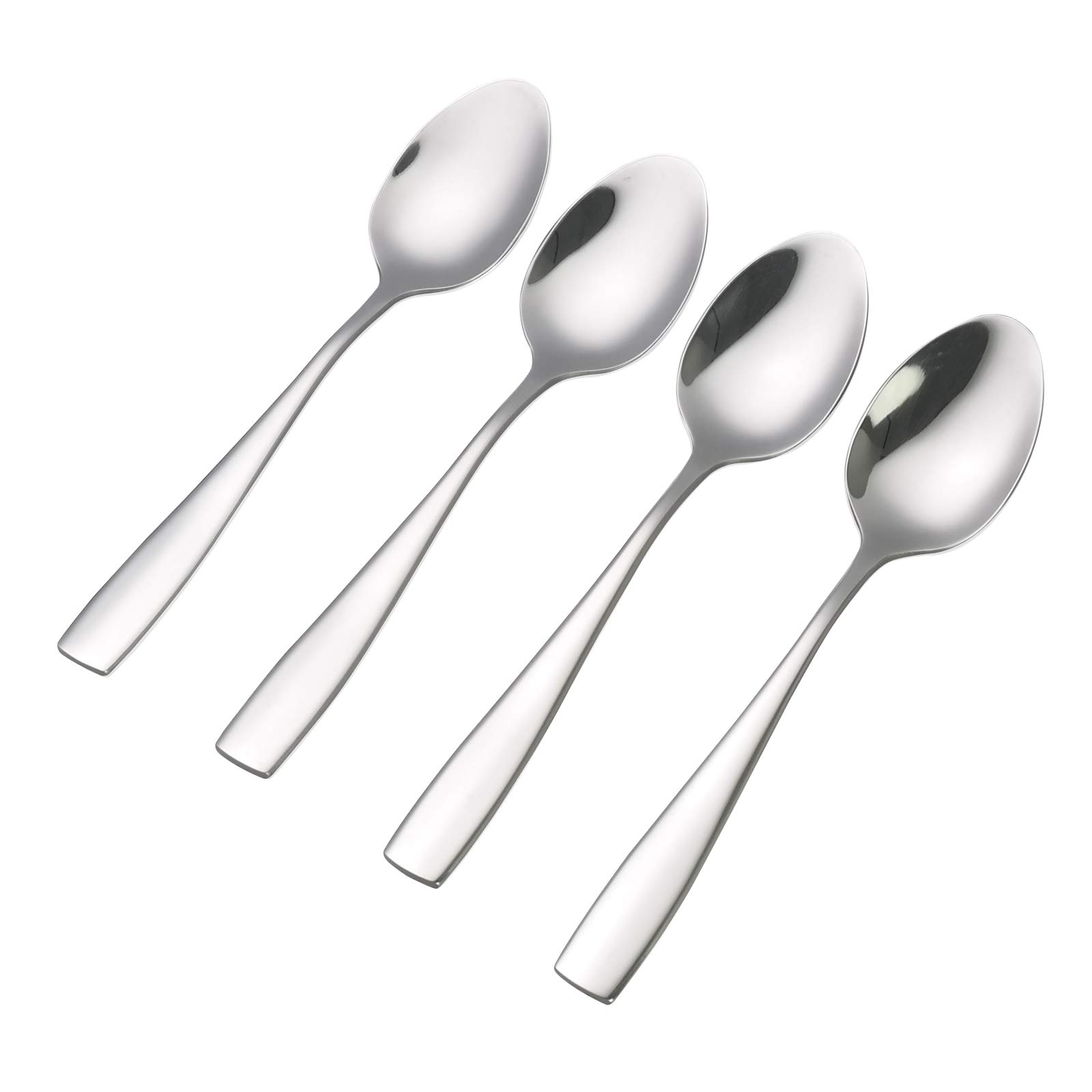 12-Piece Stainless Steel Dinner Spoons Set - Durable & Elegant Flatware for Restaurants, Home Dining, and Outdoor Picnics