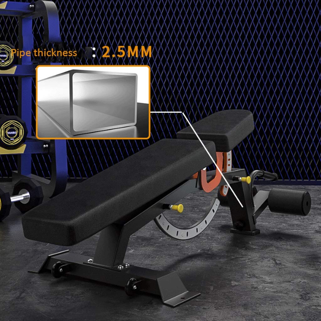 Premium Adjustable Sit Up Bench for Home Gym - Foldable Incline/Decline Weight Bench for Full Body Workout - Strength Training Equipment for Abs, Core & Back (Black) - Perfect for Home Fitness, Garage Gym & Small Spaces