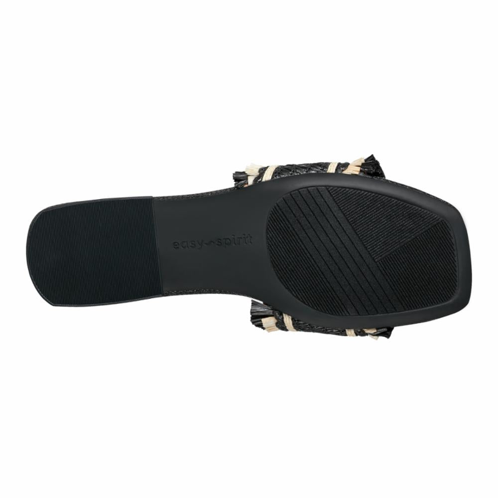 Easy Spirit Women's Graciela2 Black M Comfortable Slip-On Loafers for Work, Travel & Everyday Wear - Lightweight & Supportive Shoes for Women