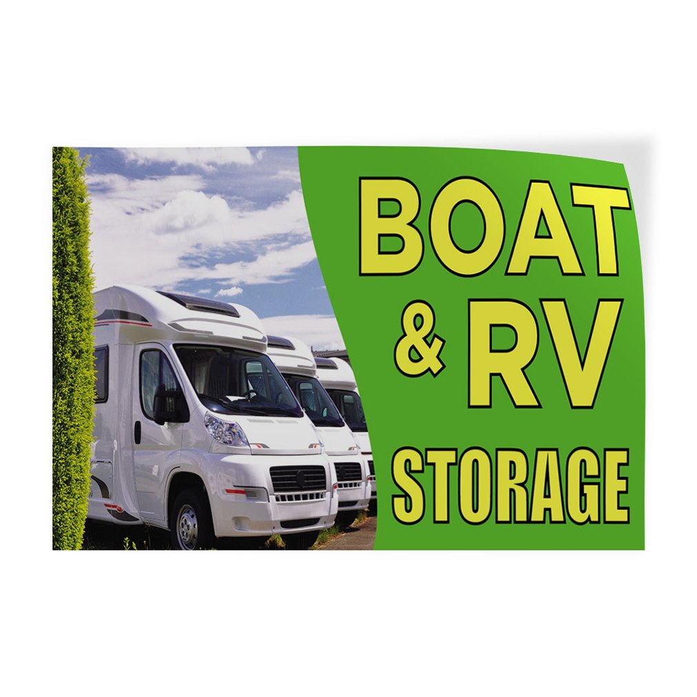Premium Vinyl Decal Stickers for Boats, RVs & Storage - Durable Advertising Labels (24x18 Inches) - Ideal for Business Signs, Safety Warnings & Industrial Printing Applications