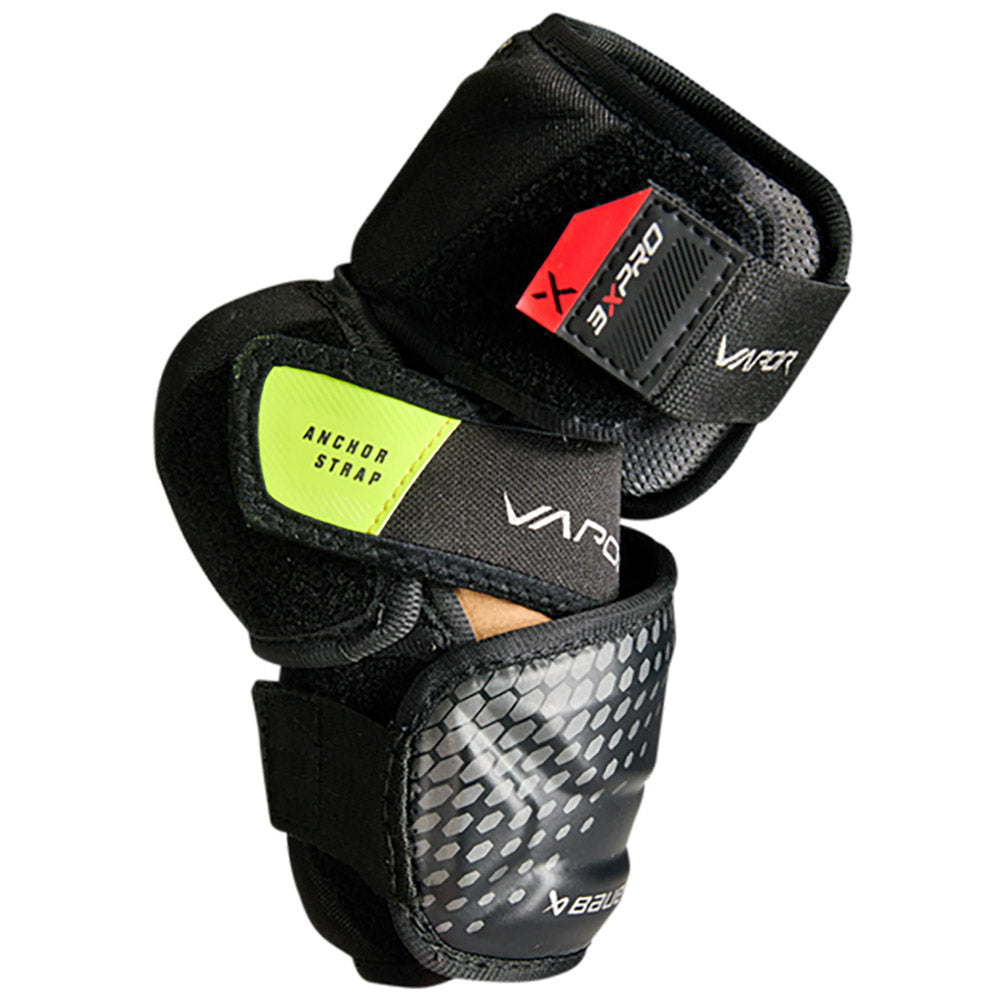 Bauer Vapor 3X Pro Junior Ice Hockey Elbow Pads - Youth Protective Gear for Ice Hockey Practice & Games - Lightweight & Durable Elbow Guards for Young Players