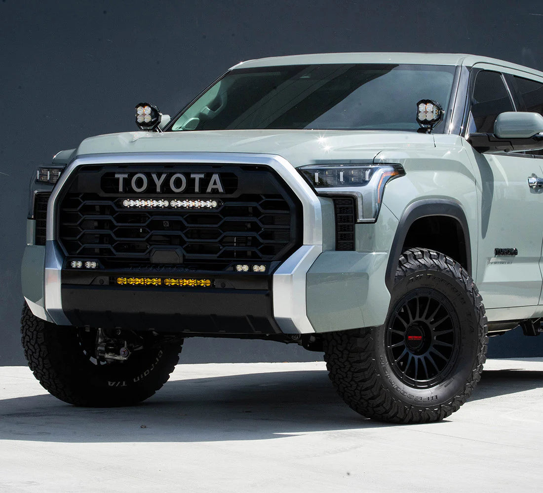 2022+ Toyota Tundra Behind The Bumper LED Light Bar Kit by Rago Fabrication - Off-Road Lighting for Night Driving & Adventure