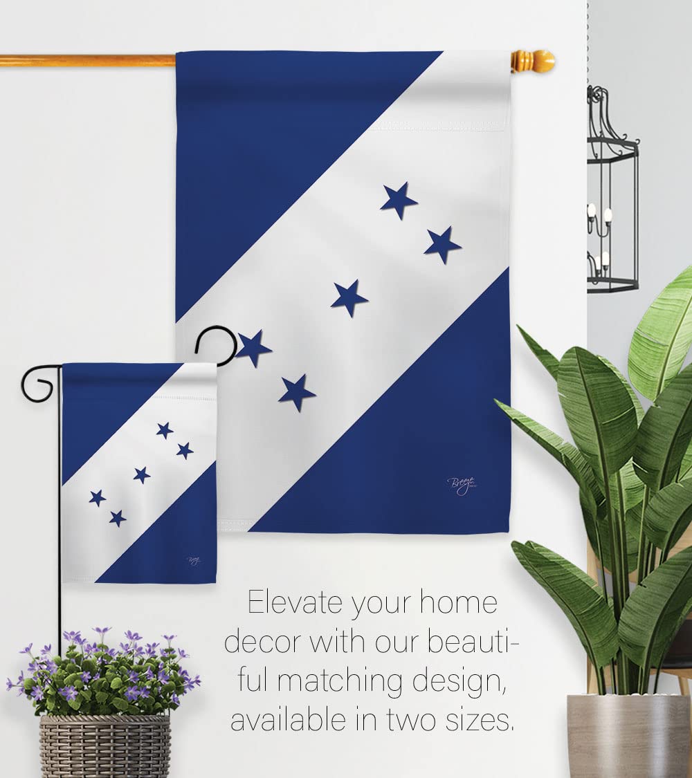 Honduras Garden Flag Set - Double-Sided Yard Decor for Home & Gifts