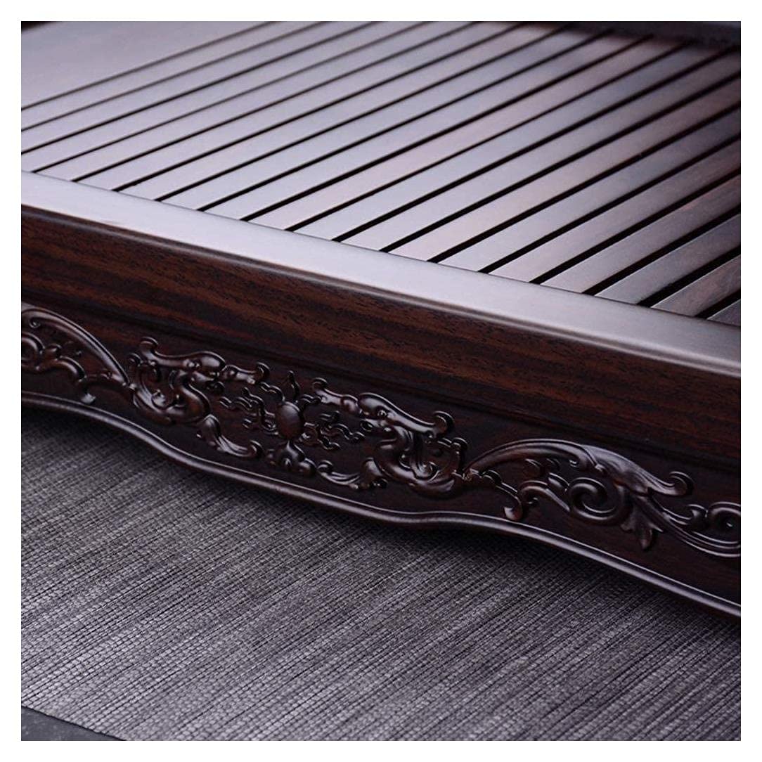 Premium Wooden Tea Tray with Drainage - 28.5