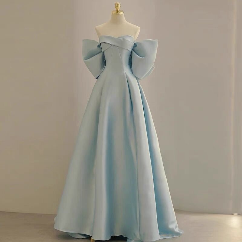 Elegant Off-The-Shoulder Royal Blue A-Line Long Prom Dress for Homecoming, Birthday Party & Formal Events - Style J3073 | Perfect for Evening Galas, Dances & Special Occasions
