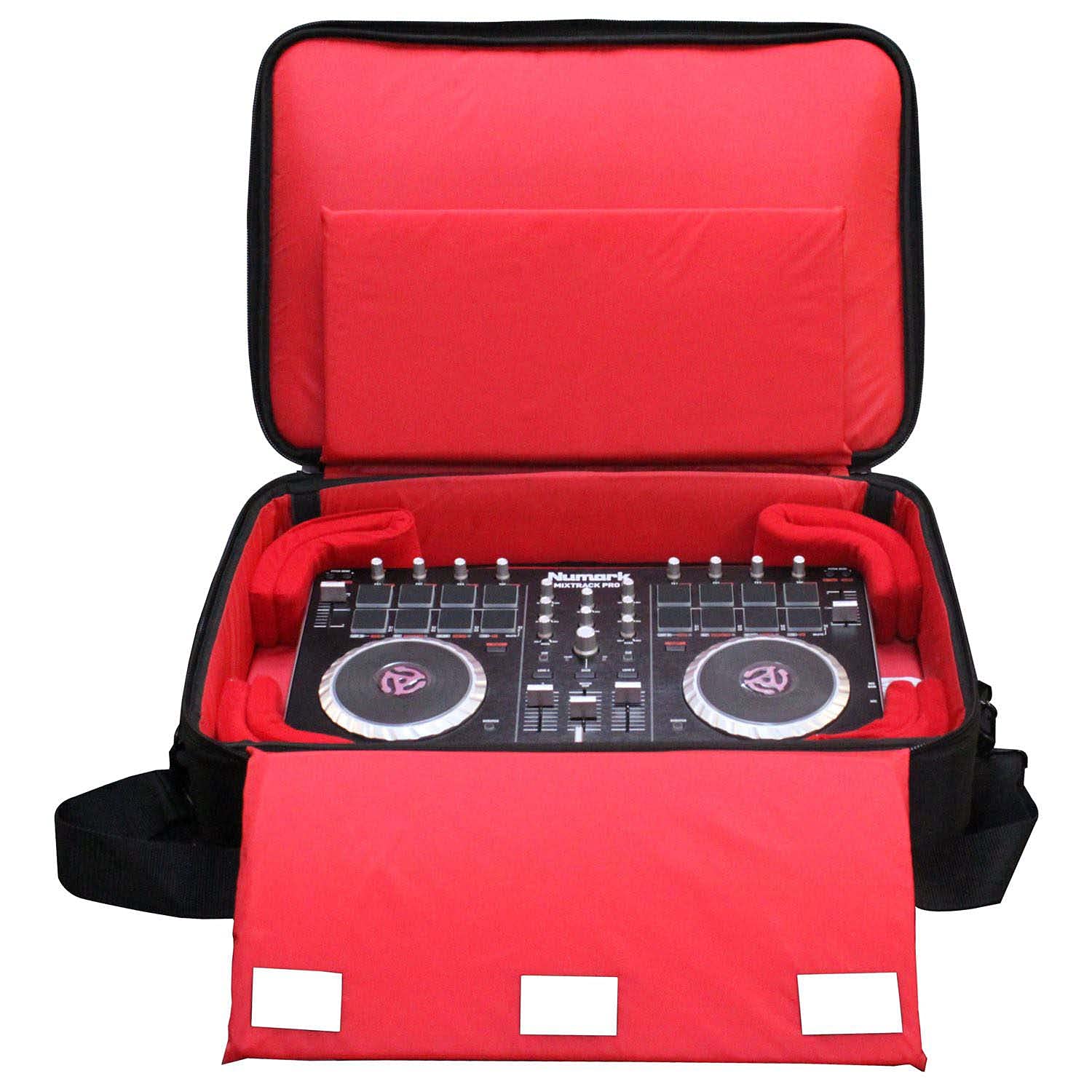 Odyssey Cases BRLDIGITALXLE Red Series Digital XLE DJ Controller Gear Bag - Durable & Protective Carrying Case for DJ Equipment, Perfect for Gigs & Travel