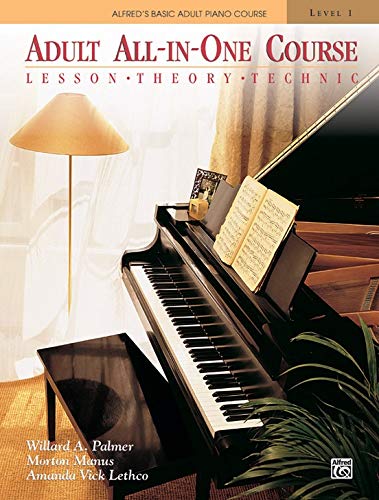 Alfred's Basic Adult Piano Course: All-in-One Piano Lesson Books Set for Beginners - Level 1, 2, 3 - Perfect for Self-Study & Home Practice