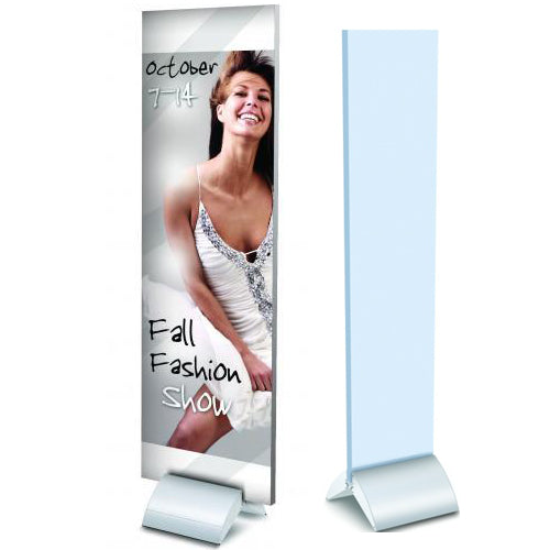 Curved Mount Floor Stand Base Display (7 Inch Wide) - Perfect for Retail Stores, Trade Shows, and Product Exhibitions