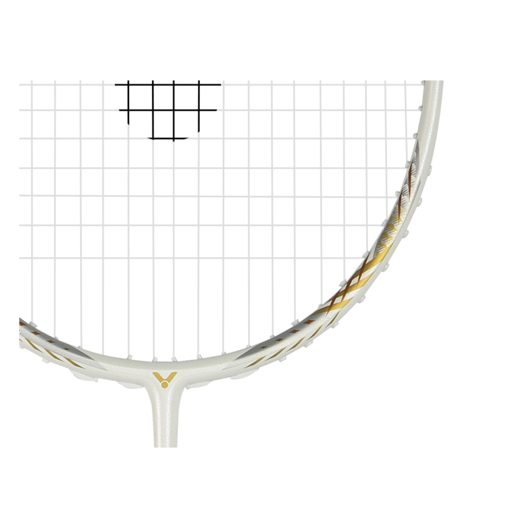 Thruster K Hawk Unstrung Badminton Racket - Pearly White | Lightweight Carbon Fiber Badminton Racquet for Professional & Recreational Players | Perfect for Tournaments & Backyard Games