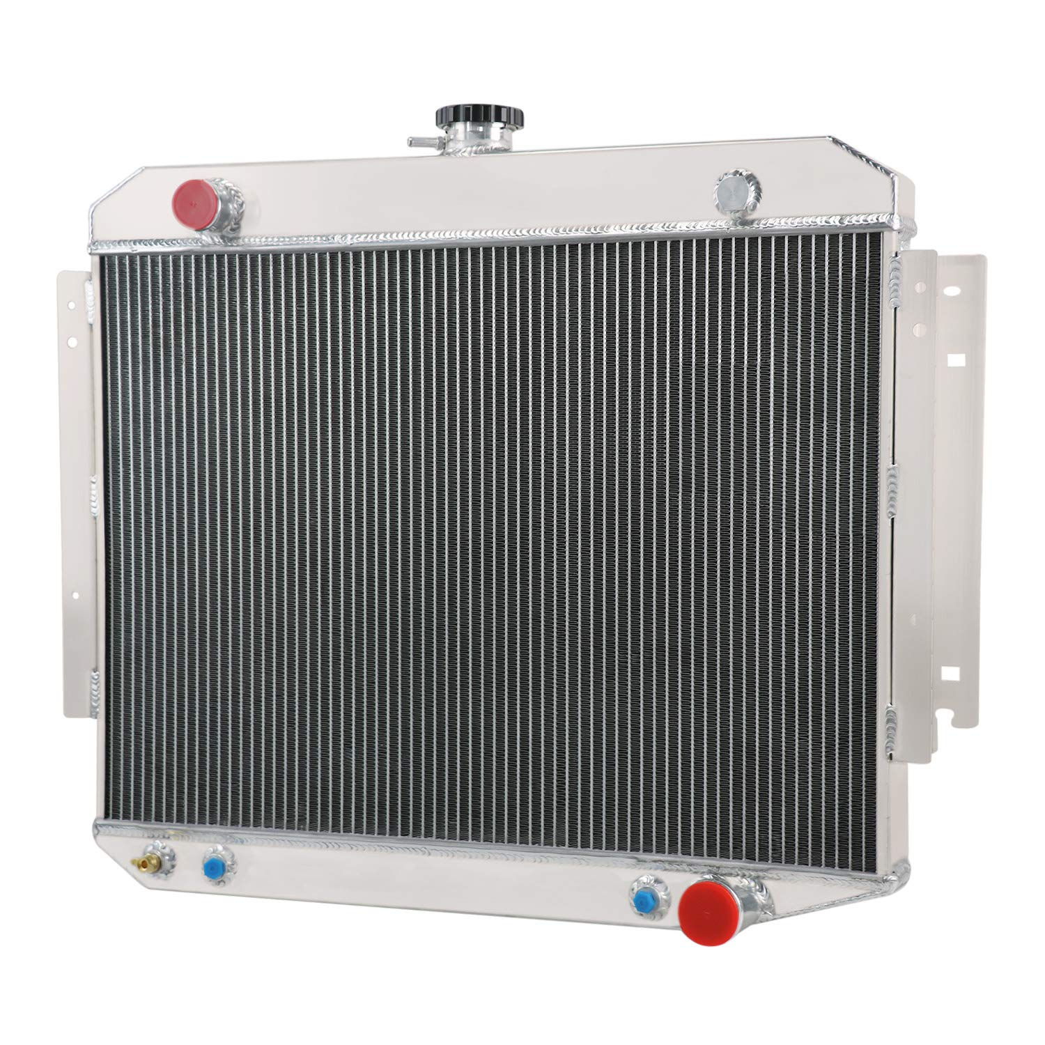 High-Performance Aluminum Radiator for 1970-1979 Dodge B100 B300 Challenger Charger Coronet D100-D300 Ramcharger W100-W300 & Plymouth Barracuda PB200 Satellite - Perfect for Engine Cooling & Off-Road Adventures