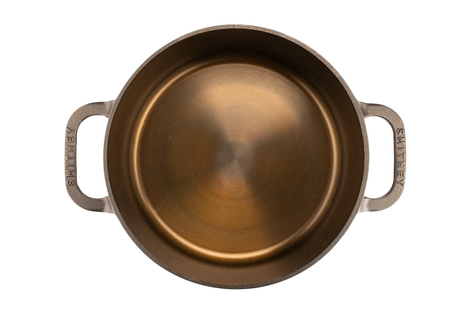 Smithey 5.5 QT Cast Iron Dutch Oven - Premium Enameled Cookware for Baking, Braising & Slow Cooking - Perfect for Camping, Home Kitchen & Outdoor Cooking