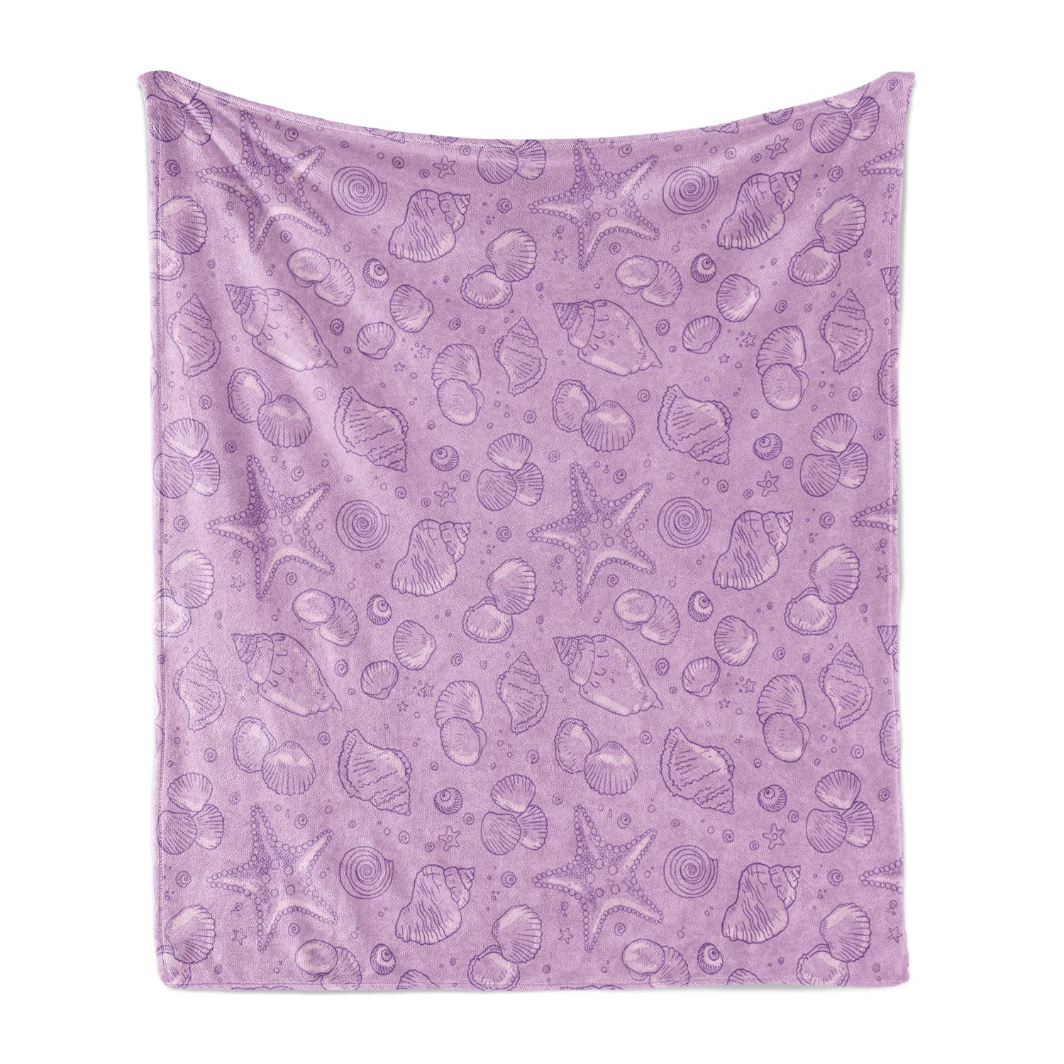 Ambesonne Ocean Themed Fleece Throw Blanket - 60