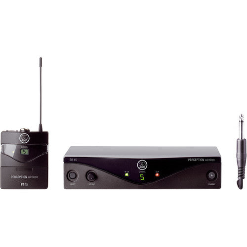 AKG Perception Wireless Instrument Set 3250H00010 - 530-560MHz Frequency Range for Live Performances & Studio Recording