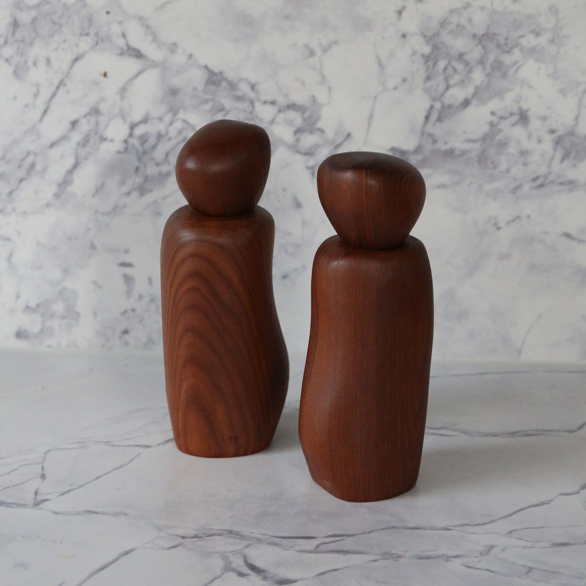 FERM LIVING Pebble Grinder - Premium Dark Brown Salt and Pepper Mill for Kitchen & Dining - Perfect for Home Cooking, Restaurants, and Gift Giving