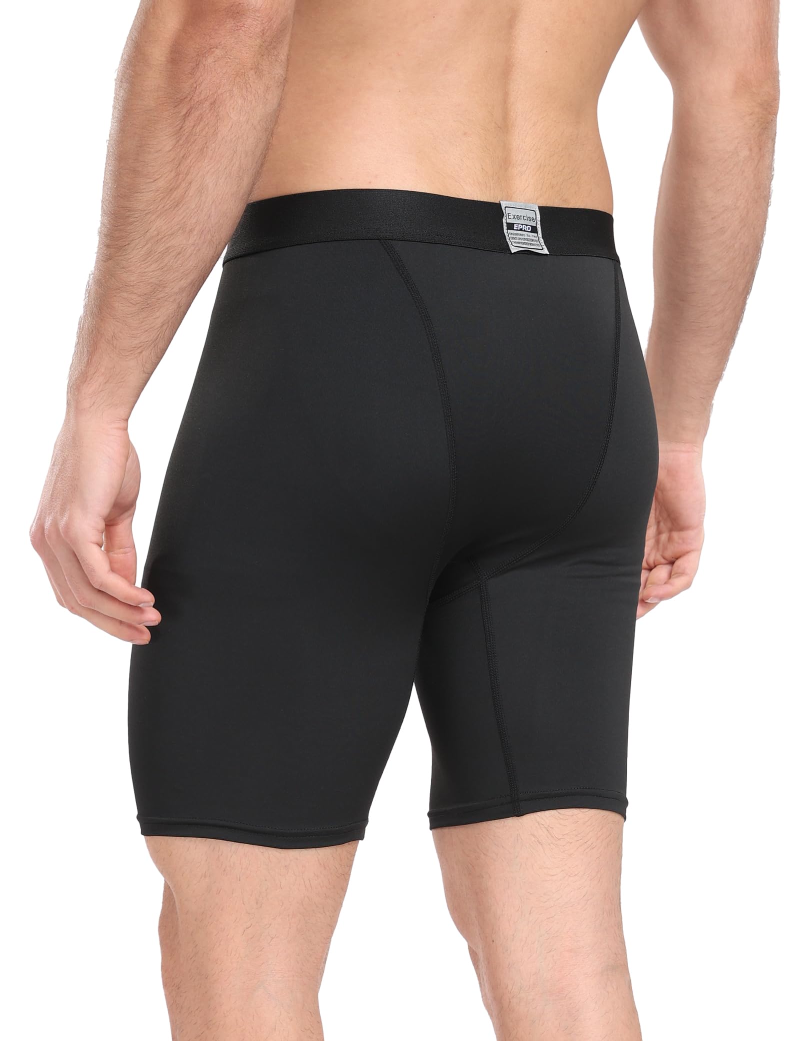 Men's Compression Shorts - High Performance Workout & Running Athletic Underwear - Moisture Wicking Spandex Shorts for Gym, Cycling & Sports Training