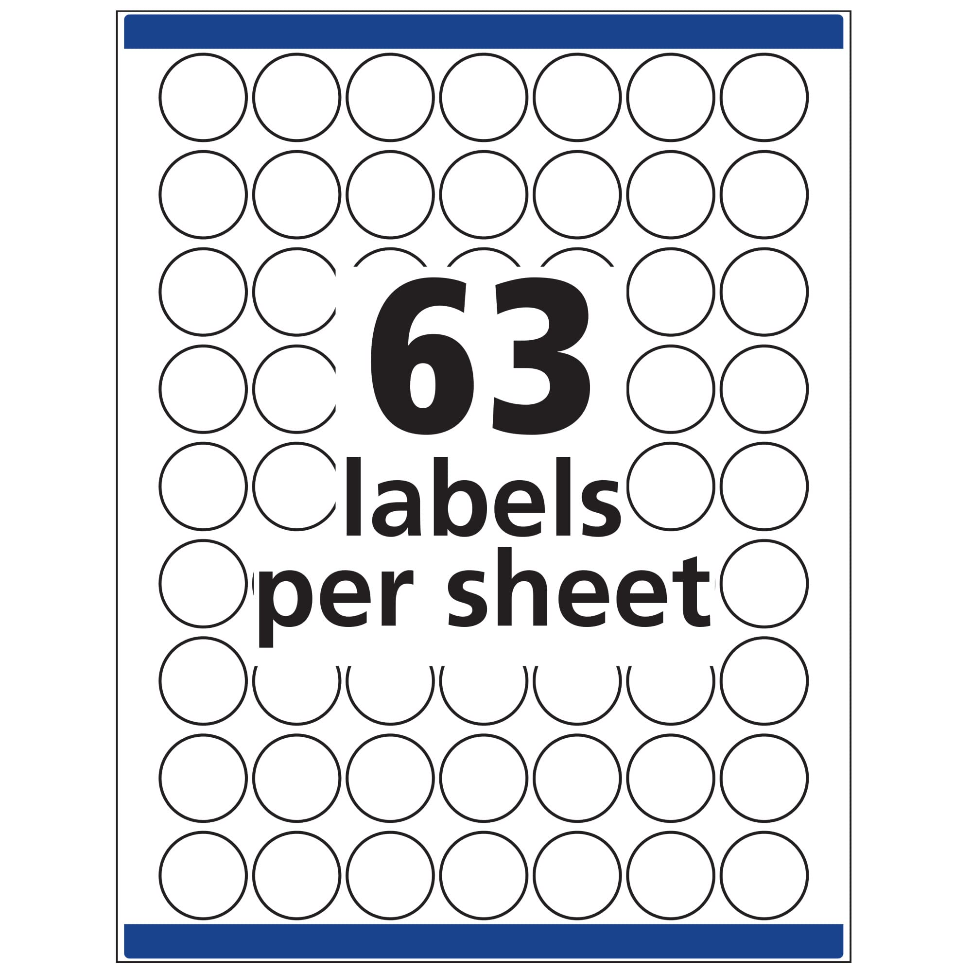 Avery Removable Round Labels 1