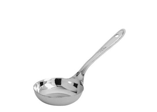 Premium TABAKH Round Stainless Steel Small Dosa Batter Spatula - Professional Indian Cooking Utensil for Perfect Dosas, Pancakes & Crepes - Ideal for Home Kitchens & Restaurants