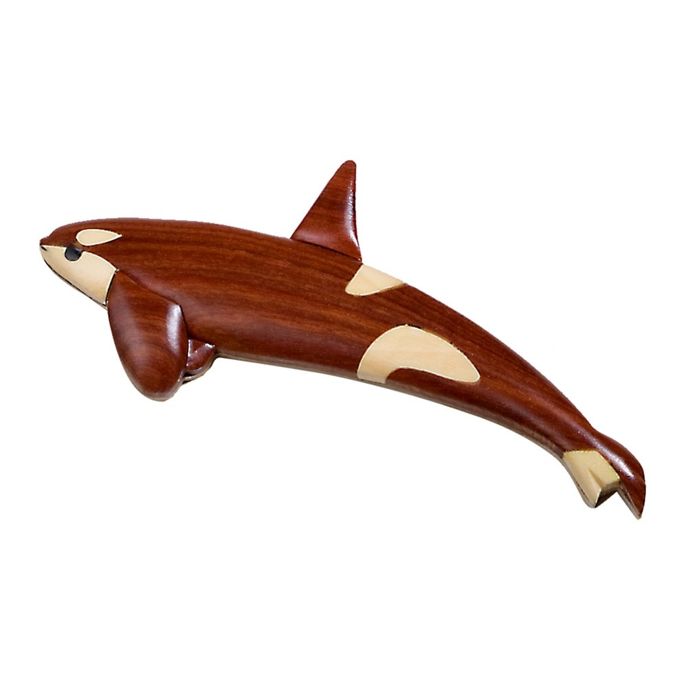 Whale Shaped Wooden Fridge Magnet - Handmade Eco-Friendly Wooden Whale Decor for Kitchen, Office, or Kids Room - Perfect for Refrigerator, Whiteboard, and Metal Surfaces