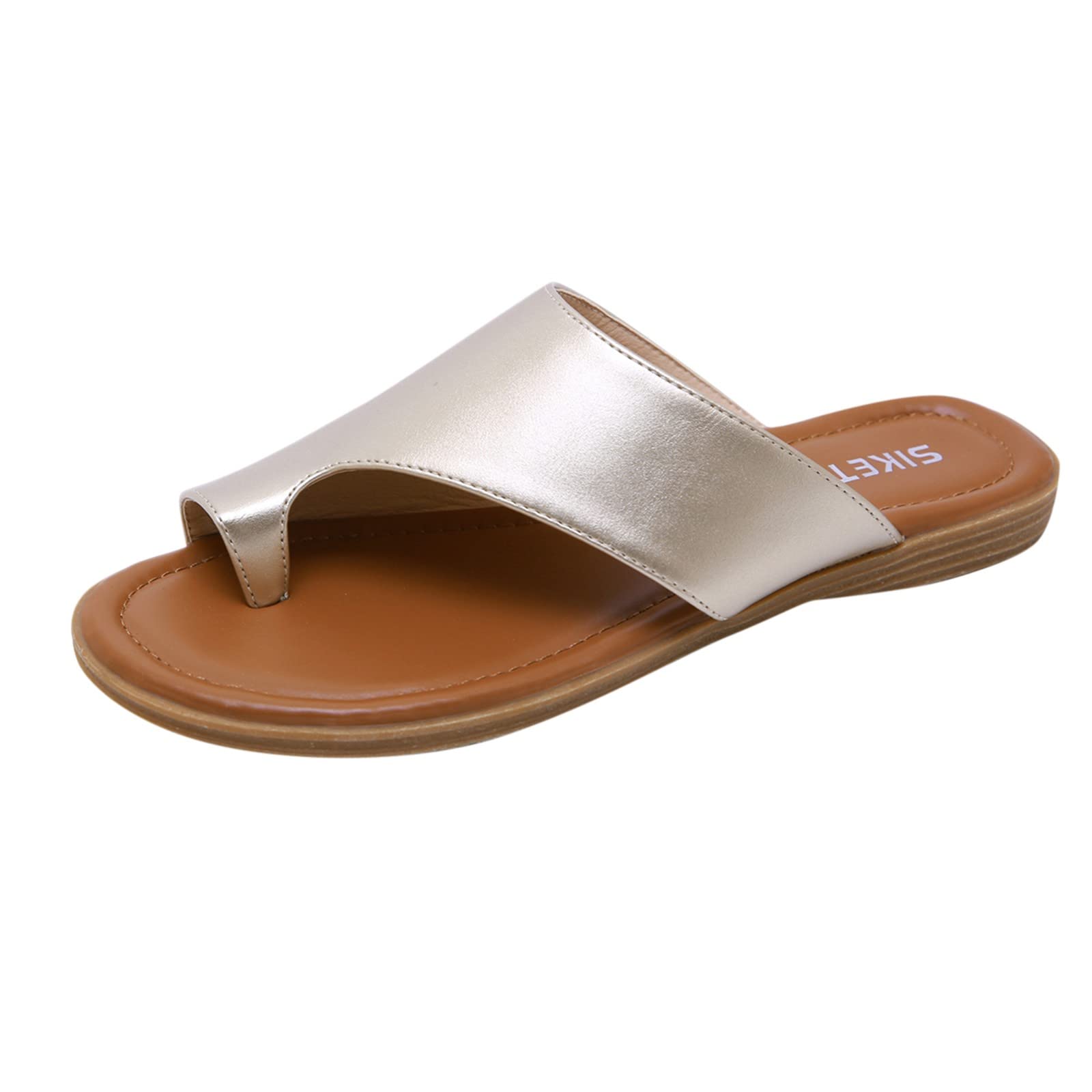 Women's Black Low Heel Sandals - Comfortable Summer Beach Slippers for Casual Wear | Spring & Summer Fashion Flat Shoes | Perfect for Vacations, Walking & Outdoor Activities