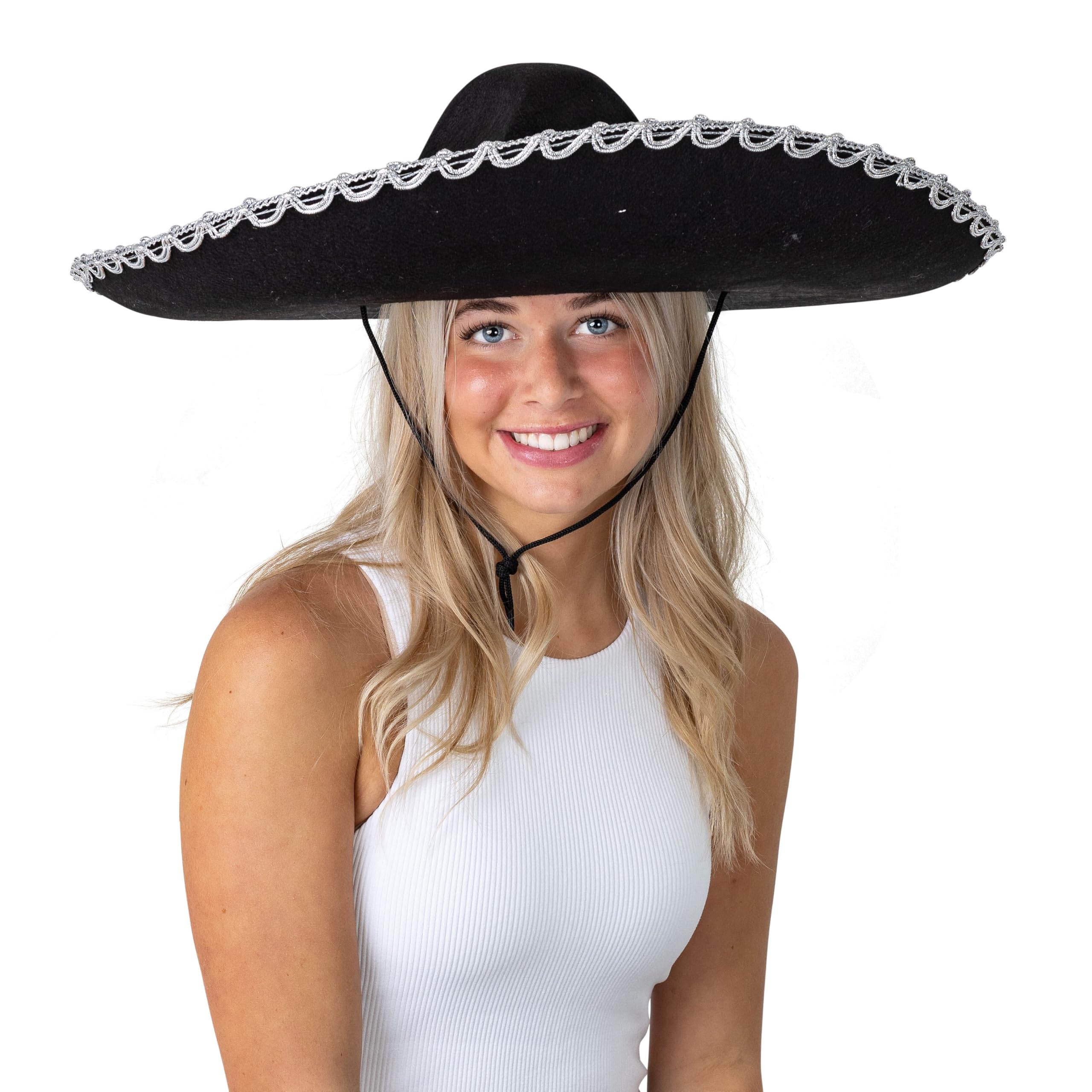 Authentic Mexican Sombrero Hat for Adults & Kids - Colorful Fiesta Party Costume Accessory - Perfect for Cinco de Mayo, Halloween, and Themed Parties