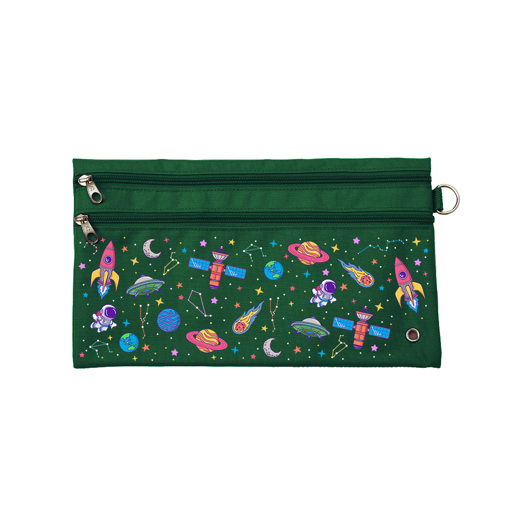 Galaxy Girl Pencil Case for School - Cute Starry Space Design Zippered Pouch for Pens, Markers & Art Supplies | Perfect for Students, Back to School & Office Organization