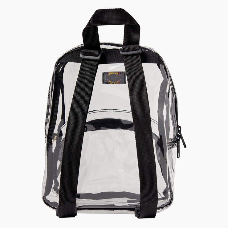 DICKIES Mini Backpack Clear - Waterproof Small Backpack for Women & Men - Perfect for School, Travel, Gym, and Outdoor Activities