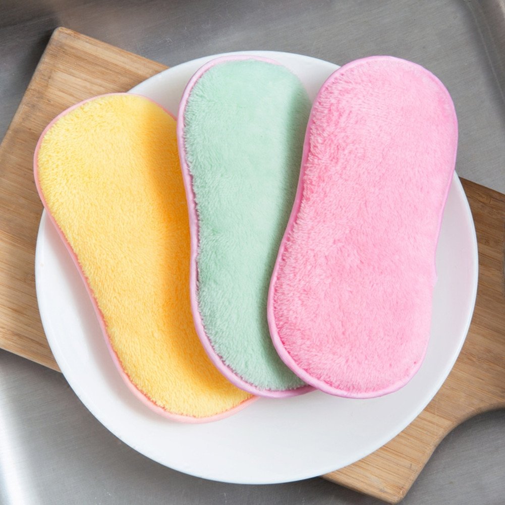Premium Non-Scratch Kitchen Sponges - Super Absorbent Odor-Resistant Dish Scrubbers & Cleaning Cloths for Pots, Pans & Countertops - Ideal for Daily Dishwashing & Household Cleaning
