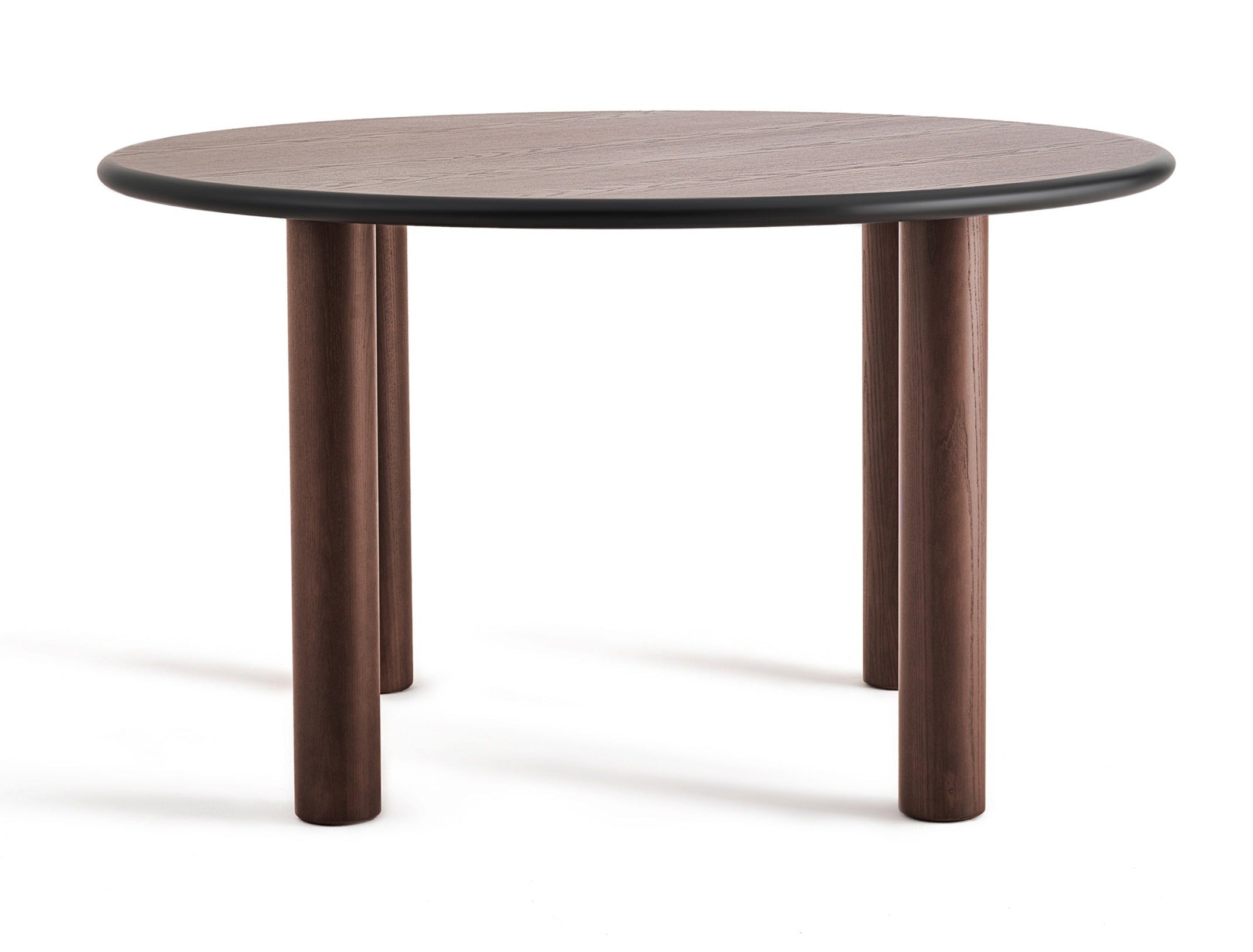 Noom Paul Round Dining Table - Modern Wooden Kitchen Table for 4-6 People | Perfect for Small Spaces, Apartments & Cozy Family Meals
