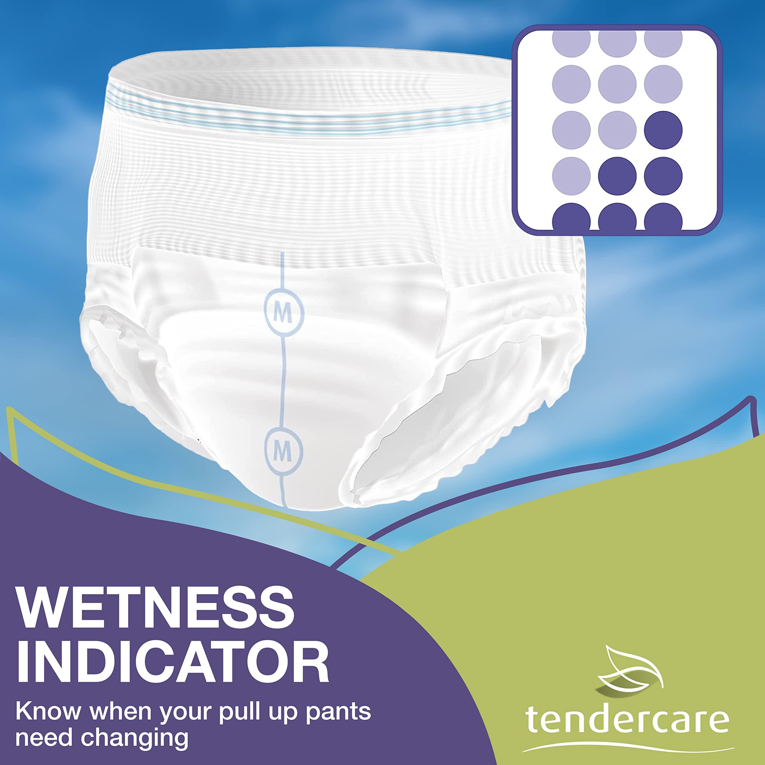 Tendercare Protect - Adult Incontinence Underwear for Men & Women - Medium Pull Up Disposable Pants (40 Count) - 1600ml High Absorbency - Odor Control & Leak Protection - Ideal for Overnight Use, Travel & Active Lifestyle