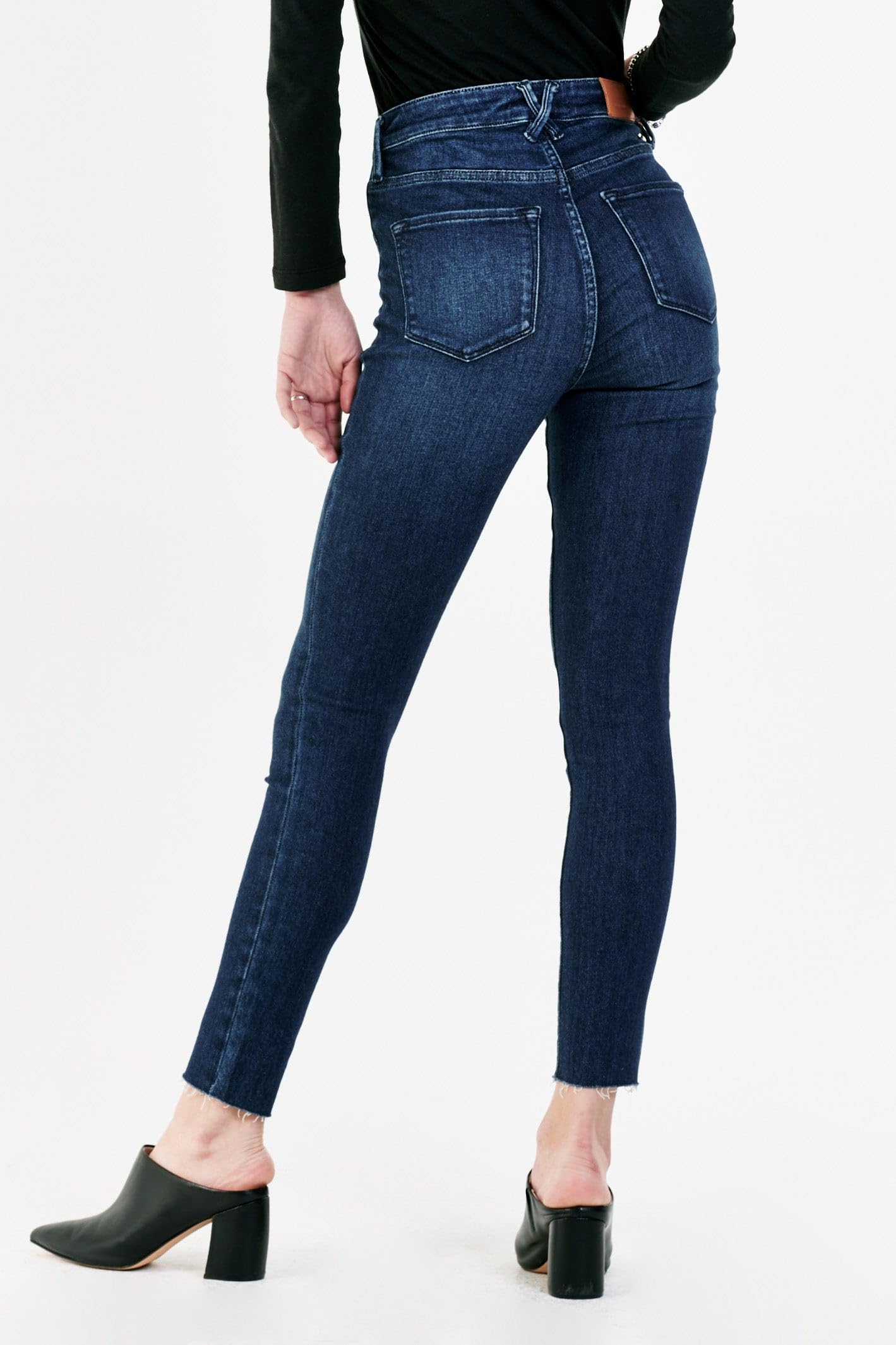 DEAR JOHN Olivia Women's Skinny High Rise Ankle Jeans - Perfect for Casual Outfits, Workwear & Date Nights