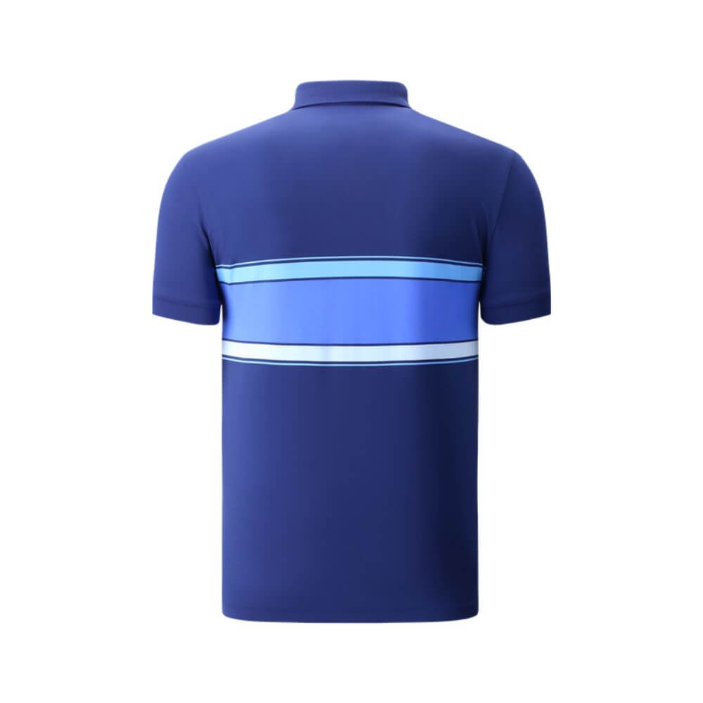 AGELONG Men's Striped Sunblock Polo Shirt - UPF 50+ UV Protection, Breathable & Quick-Dry, Golf & Outdoor Activities (Final Sale)