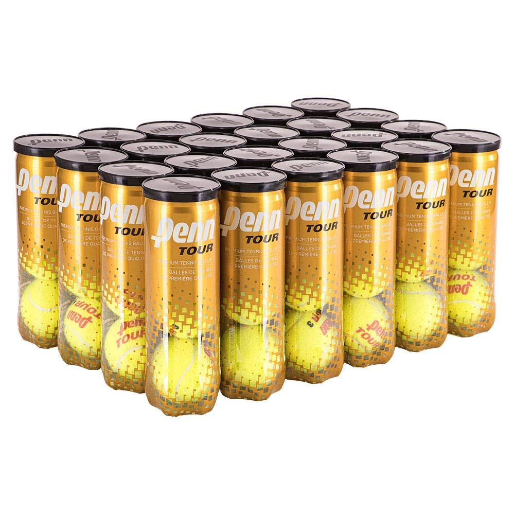 Penn ATP Regular Duty Tennis Balls - 24 Can Case | Official Tournament Tennis Balls for Practice, Matches & Training - Ideal for Hard Courts & Recreational Play