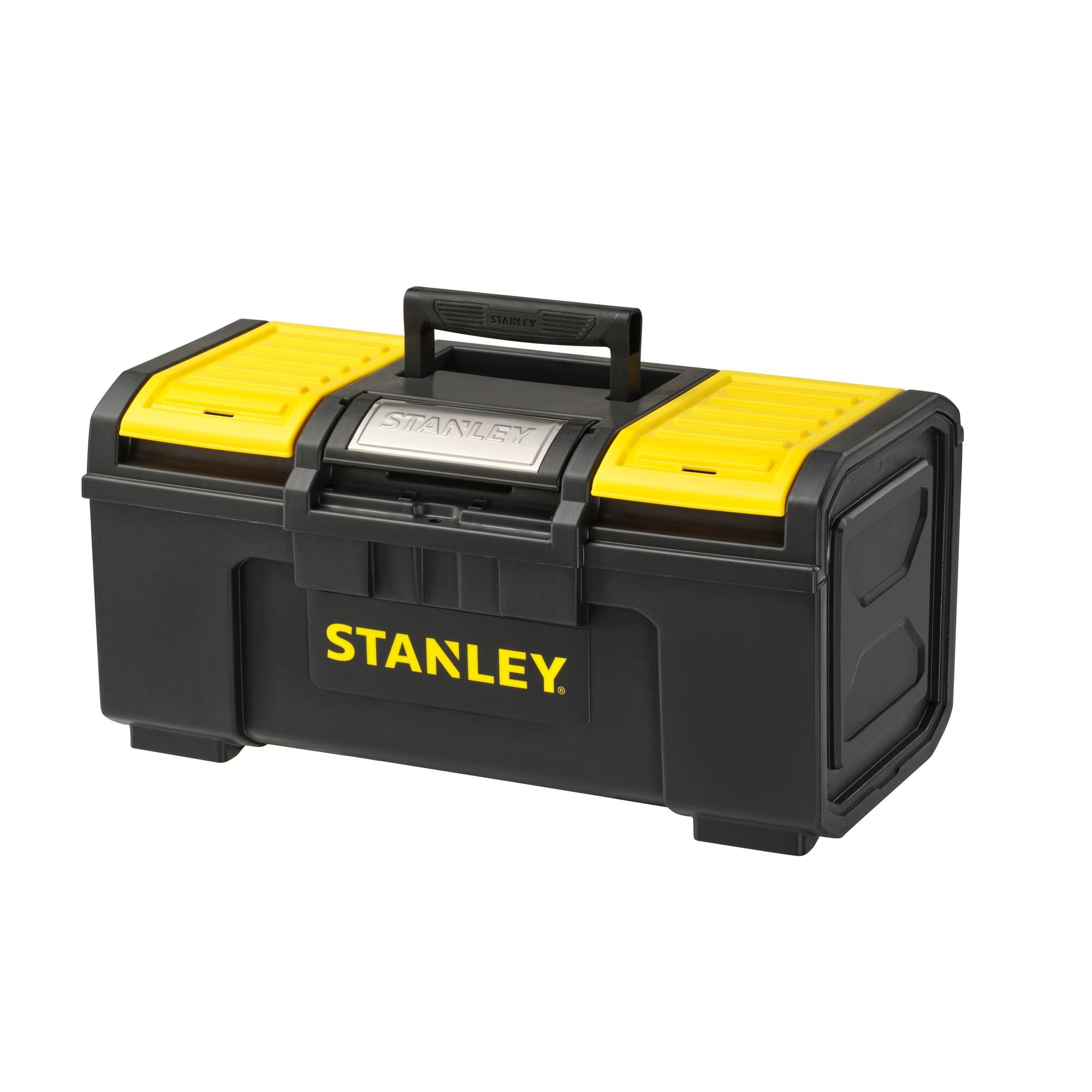 Stanley 19-Inch One Touch Toolbox - Heavy Duty DIY Tool Storage Organizer with Easy Access for Home, Garage & Workshop Projects