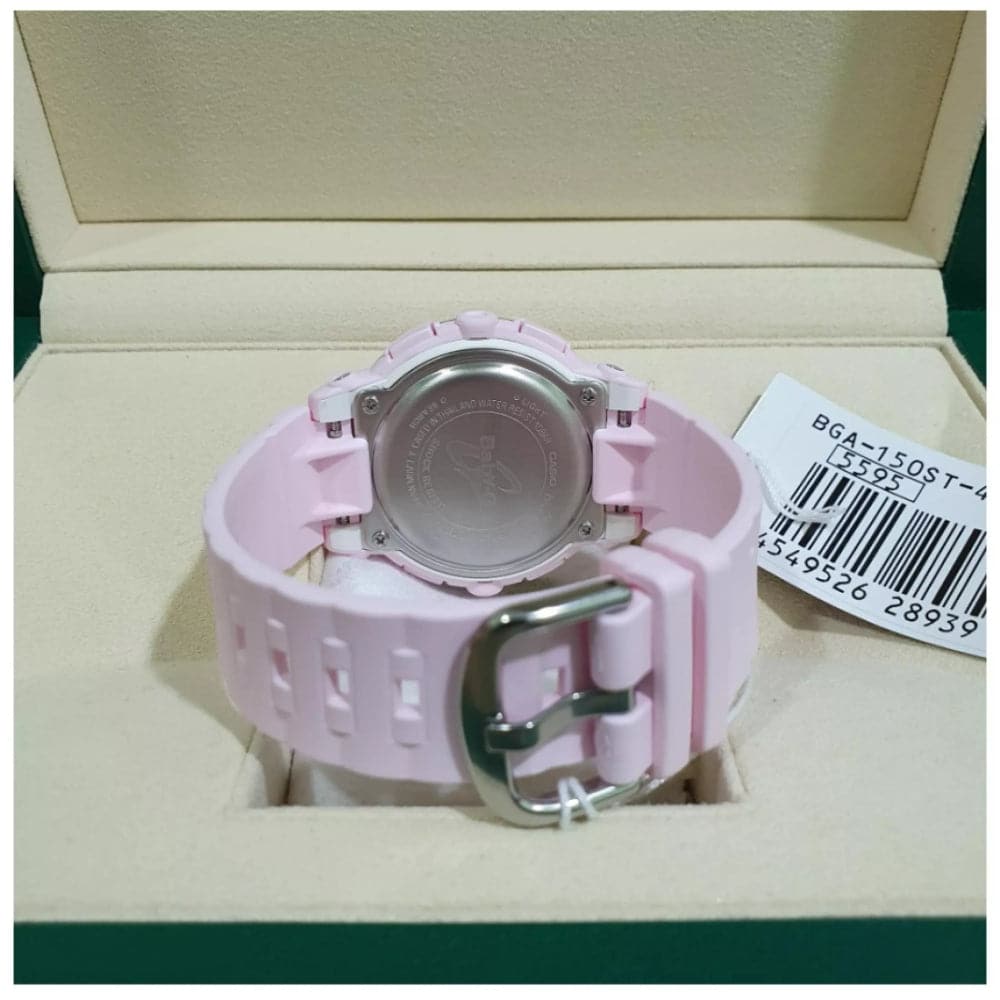 CASIO BABY-G BGA-150ST-4ADR Shooting Star Series Pink Women's Digital Sport Watch - Waterproof & Shock Resistant for Running, Swimming, Outdoor Activities