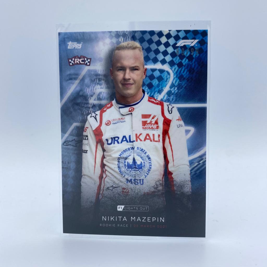 99 Nikita Mazepin Rookie Race F1 Model Car - Collectible Formula 1 Racing Toy for Fans & Enthusiasts - Perfect for Display, Gifts, and Racing Memorabilia Collections