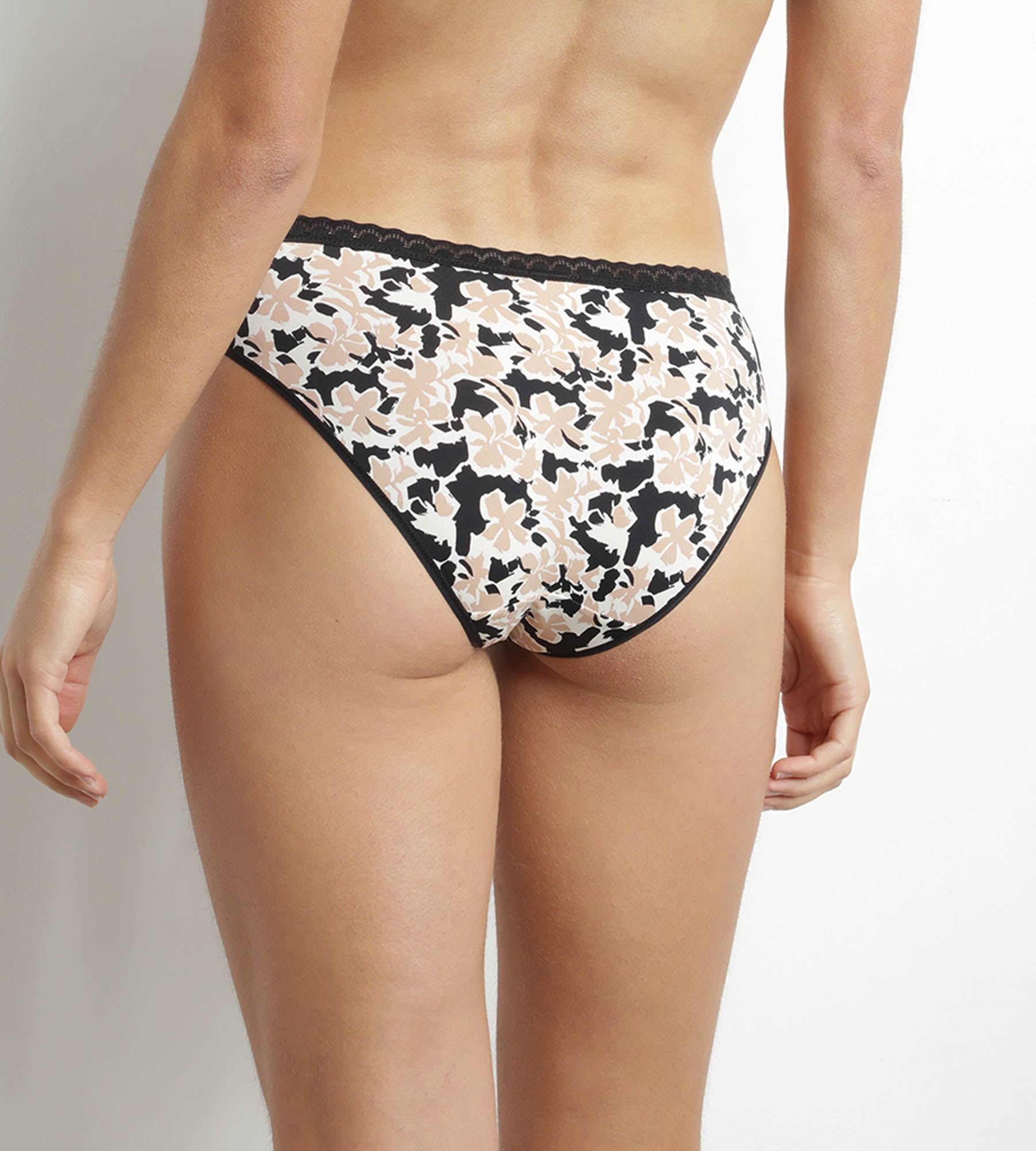 Women's Floral Microfiber & Tulle Culotte Shorts - Breathable Comfort for Daily Wear, Yoga, and Lounge