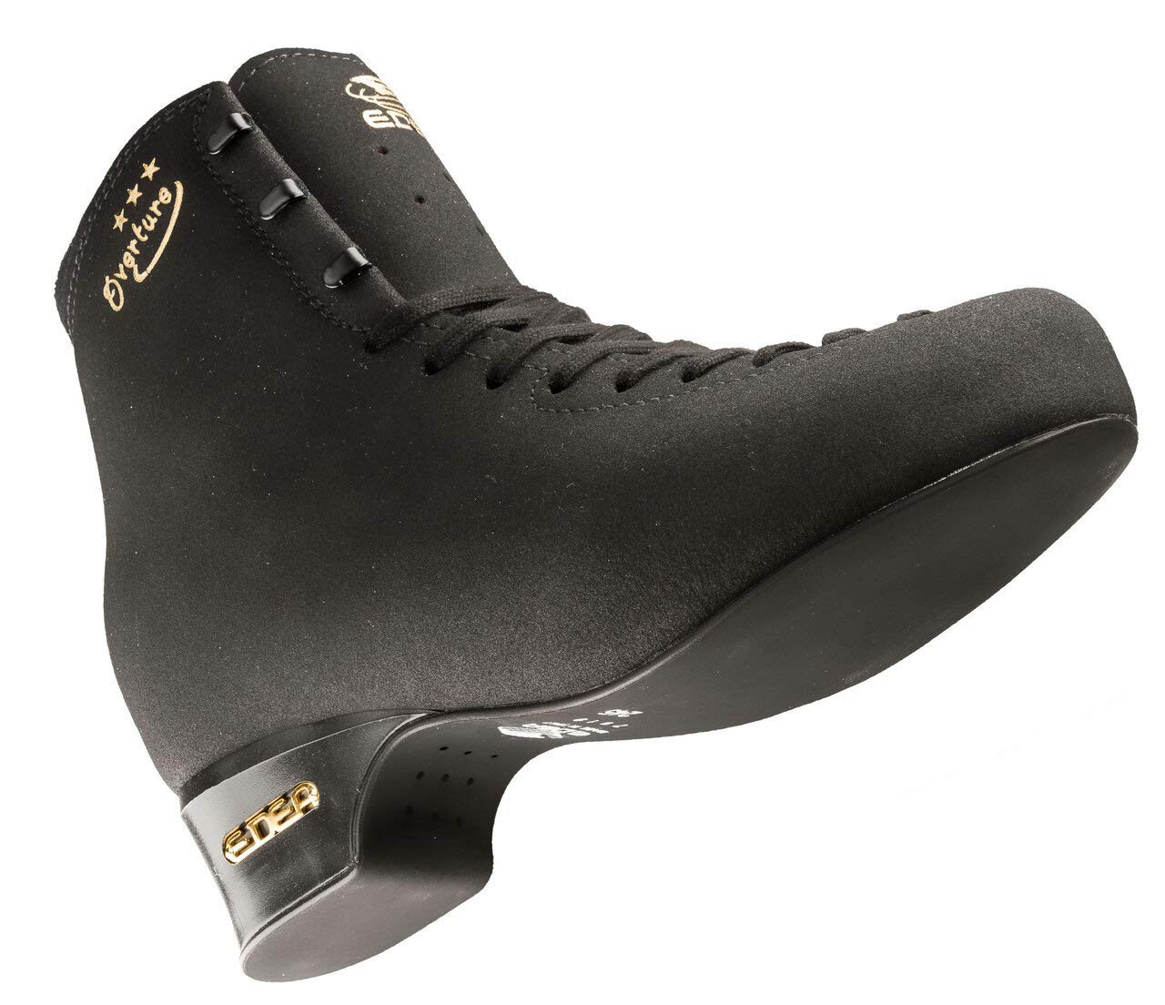 Edea Overture Figure Skates for Women & Girls - Professional Ice Skating Boots (Black, Width C) - Perfect for Training, Competitions & Performances