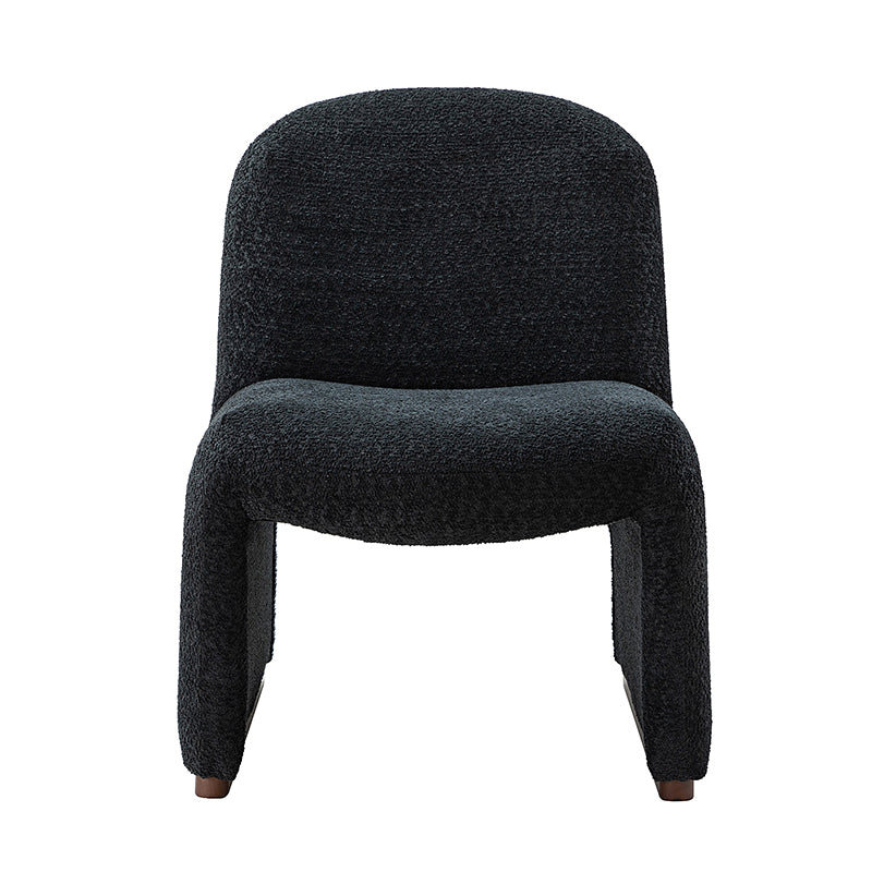 Ludwig Side Chair - Modern Dining Chair with Wooden Legs & Upholstered Seat - Perfect for Kitchen, Dining Room, and Office Use