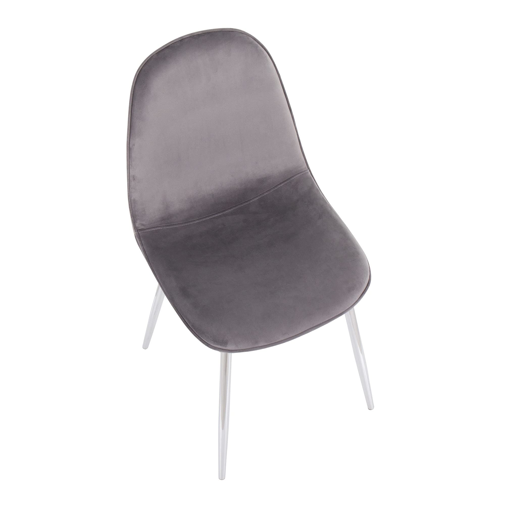 LumiSource Pebble Chair - Modern Upholstered Dining Chairs Set of 2, Comfortable Kitchen Chairs for Dining Table - Perfect for Small Spaces, Breakfast Nooks & Contemporary Home Decor