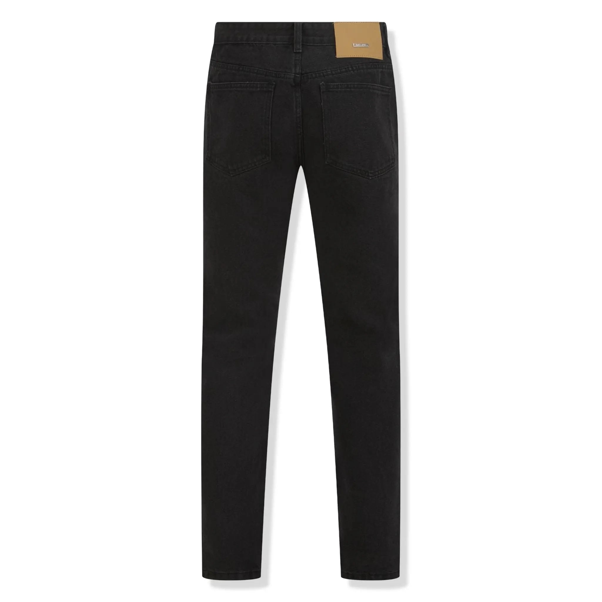 Belier Straight Leg Jeans for Women - Classic Washed Black Denim Pants | Comfortable & Stylish for Casual Wear, Office & Everyday Outfits