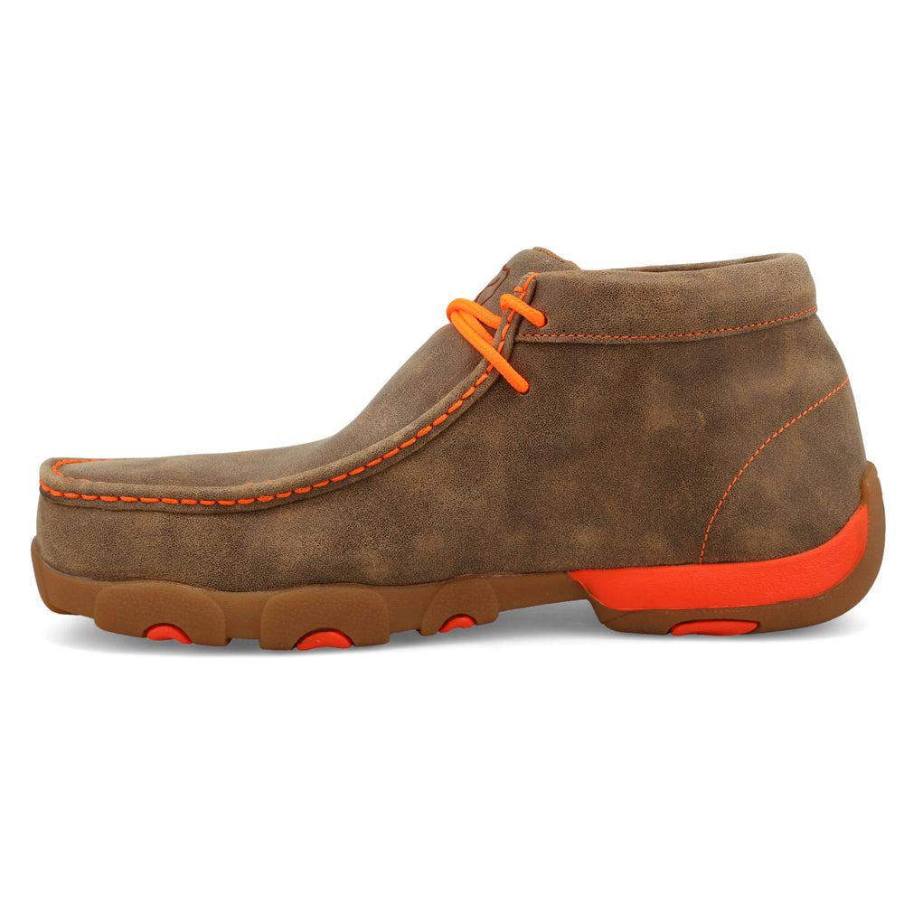 Men's Work Chukka Driving Moc Shoes - Comfortable & Durable Leather Casual Boots for Business, Office & Outdoor Wear