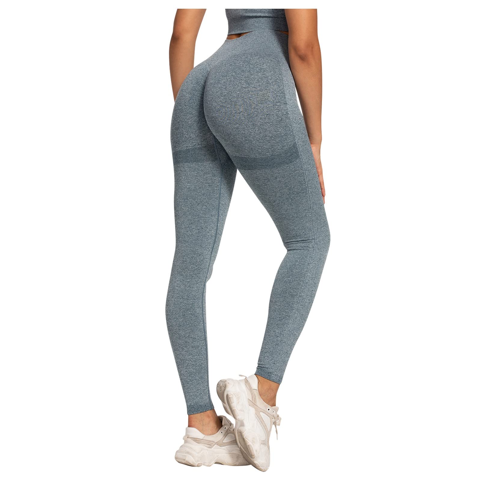 High Waisted Yoga Pants for Women - Seamless Workout Leggings with Tummy Control - Gym, Running & Activewear - Perfect for Yoga, Pilates & Fitness Training