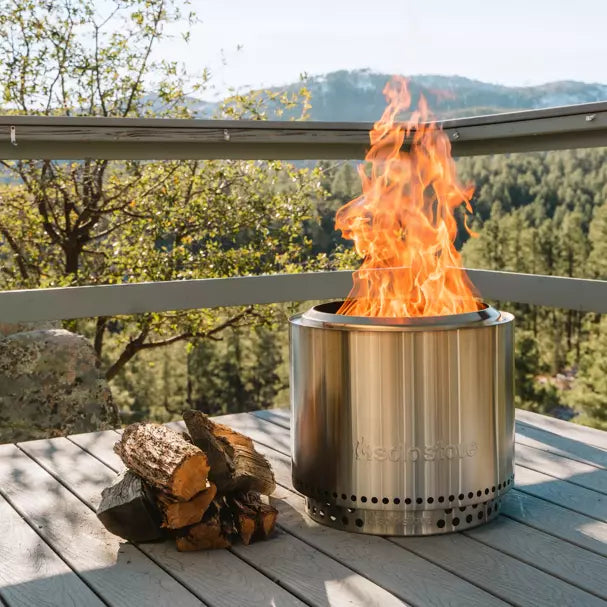 Solo Stove Bonfire 2.0 Fire Pit with Stand & Shield - Smokeless Outdoor Wood Burning Fire Pit for Backyard, Camping & Patio - Perfect for Gatherings & Relaxation