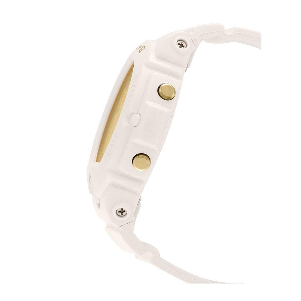 CASIO BABY-G BG 6901 7DR Women's Digital Quartz Watch - White Resin Band, Shock Resistant, 200M Waterproof - Perfect for Swimming, Sports & Outdoor Activities