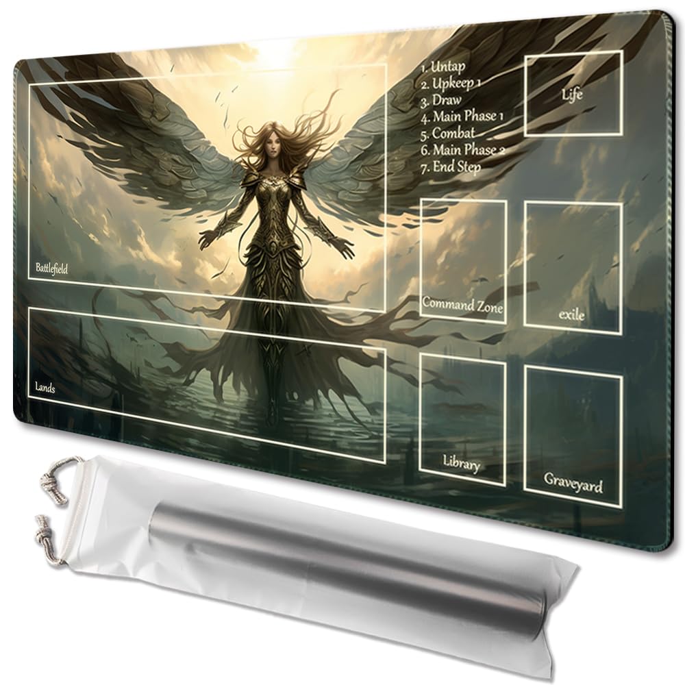 Premium Non-Slip MTG Playmat - Disaster Befalls Deck TCG Gaming Mat for Magic: The Gathering - Perfect for Tournaments, Casual Play & Collectors