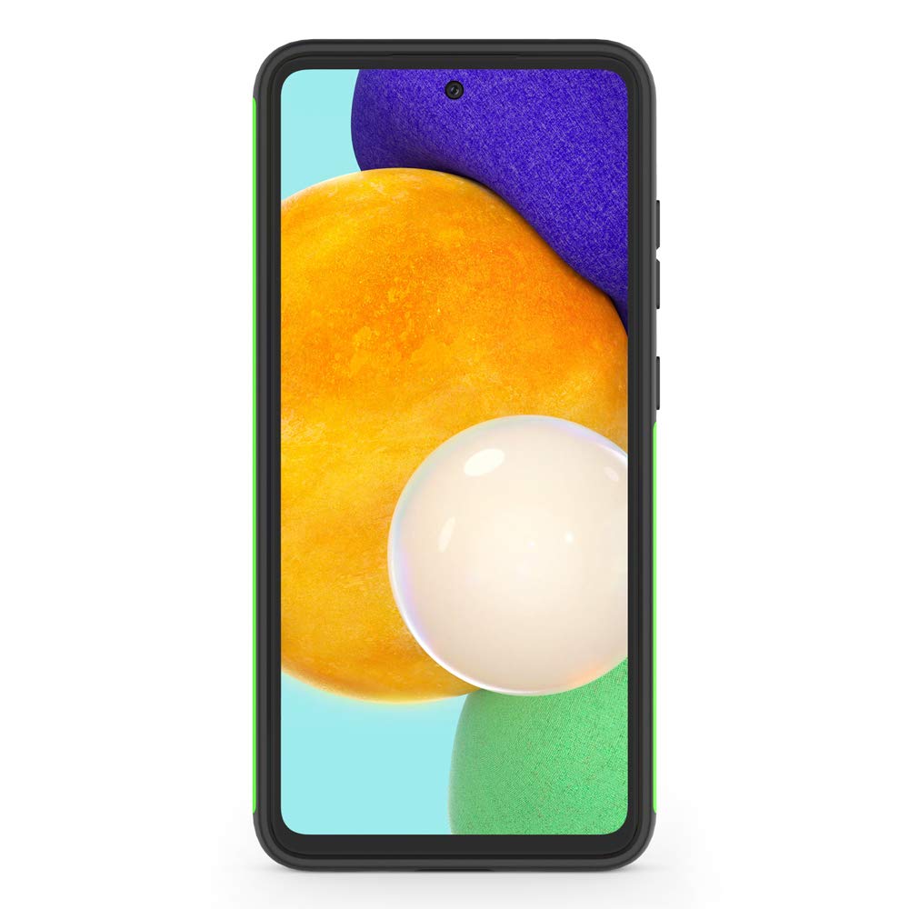 Shockproof Phone Case for Samsung Galaxy A52 5G (6.5 Inch, 2021) - Durable Protective Cover with Military-Grade Drop Protection - Green - Perfect for Outdoor Activities, Travel & Daily Use