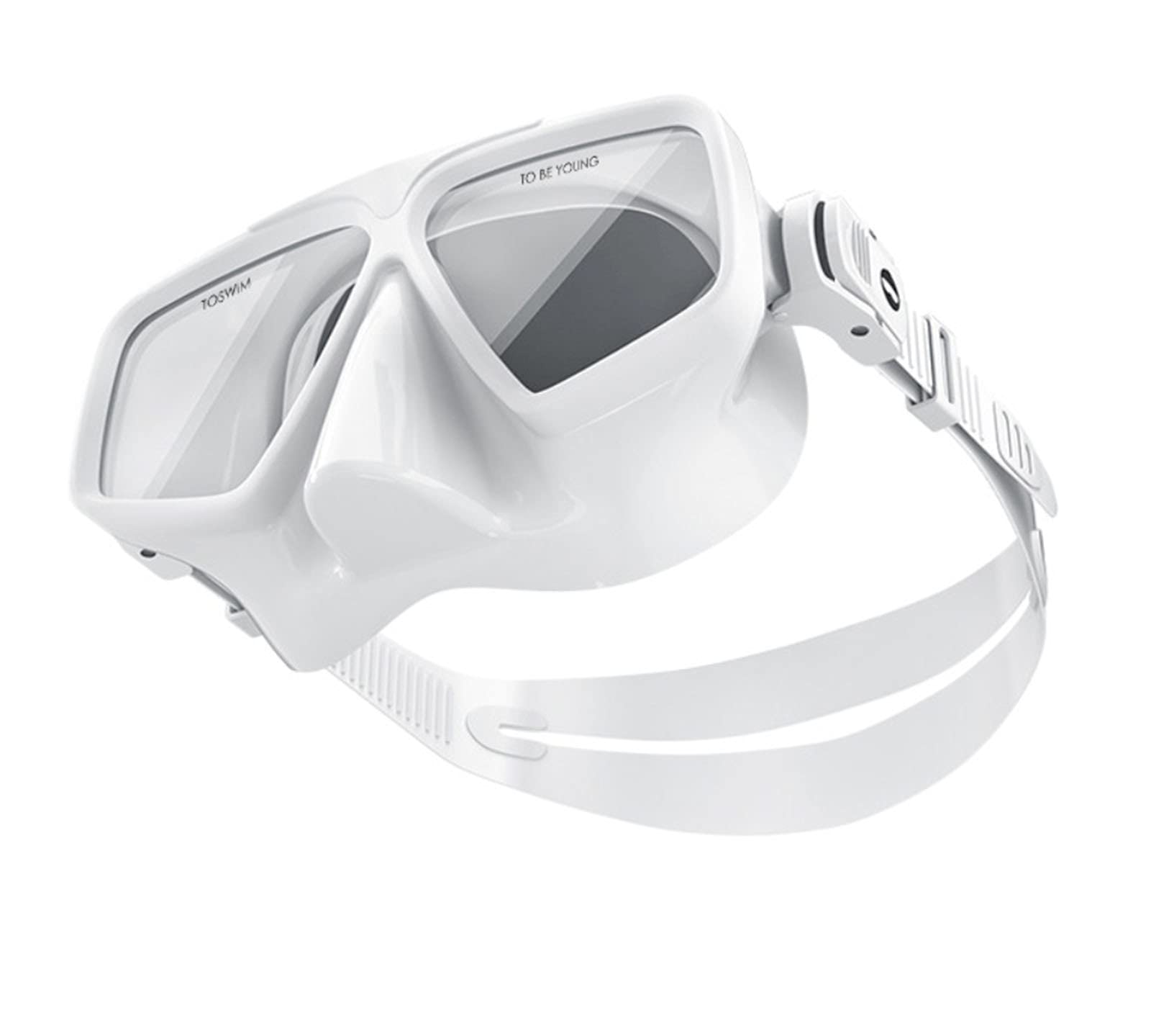 Anti-Fog Freediving Mask & Dry Snorkel Set - Professional Snorkeling Gear for Adults - Leakproof Swim Mask with Free Breathing Dry Top Snorkel - Perfect for Ocean Diving, Pool Swimming & Underwater Exploration